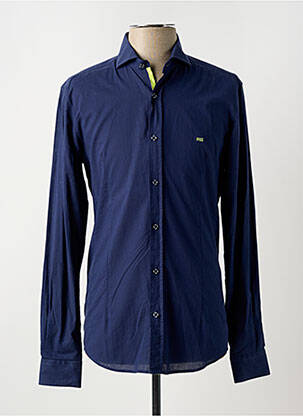 Chemise manches longues coupe cintrée bleu DO REGO & NOVOA homme