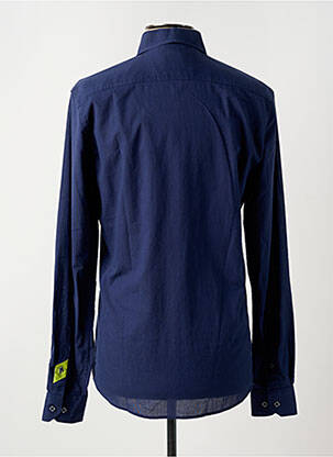 Chemise manches longues coupe cintrée bleu DO REGO & NOVOA homme