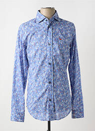 Chemise manches longues coupe cintrée bleu DO REGO & NOVOA homme