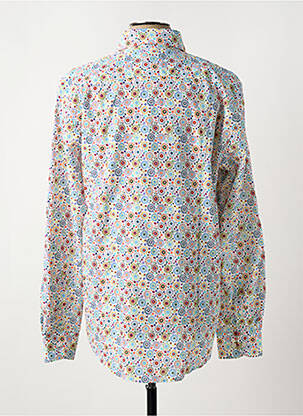 Chemise manches longues imprimé fantaisie bleu CARLOS CORDOBA homme