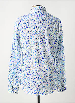 Chemise manches longues coupe cintrée bleu 2GALGOS homme