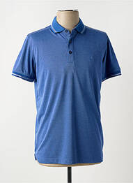 Polo coupe cintrée manches courtes bleu 2GALGOS homme