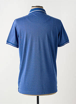 Polo coupe cintrée manches courtes bleu 2GALGOS homme