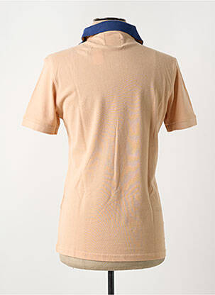 Polo stretch manches courtes beige VERSACE 1969 ABBIGLIAMENTO SPORTIVO SRL homme