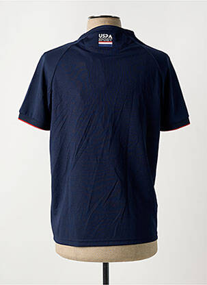 T-shirt coupe cintrée manches courtes bleu U.S. POLO ASSN homme