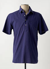 Polo bleu CROCQUER pour homme seconde vue