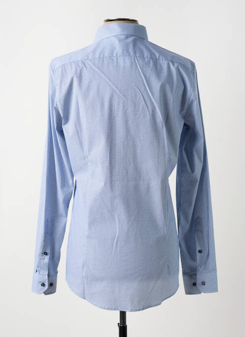 Chemise manches longues coupe cintrée bleu VENTI homme