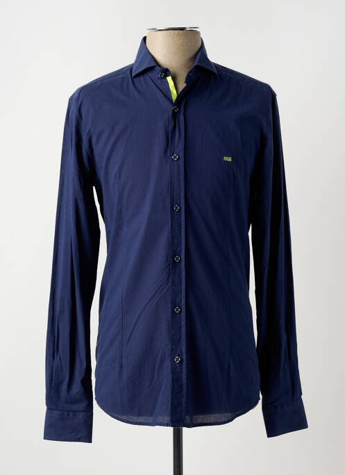 Chemise manches longues bleu DO REGO & NOVOA pour homme