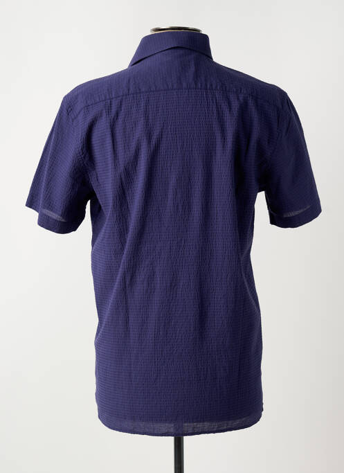 Polo bleu CROCQUER pour homme