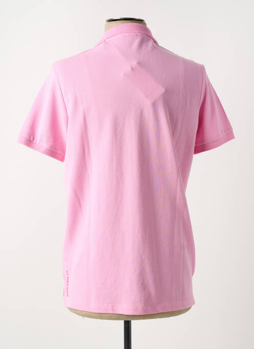 Polo rose U.S. POLO ASSN pour homme