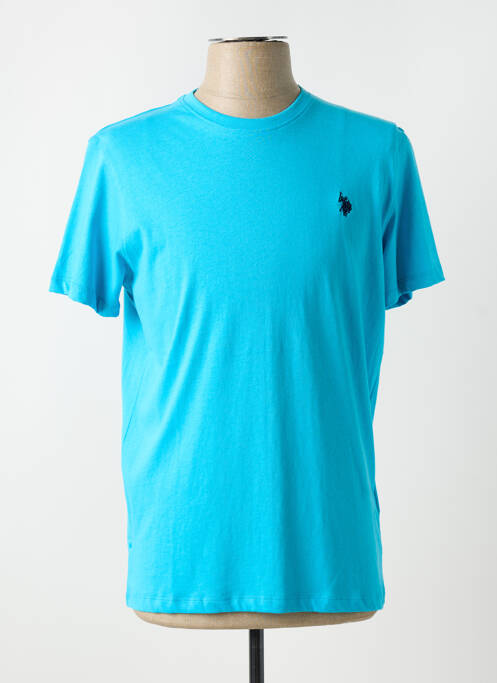 T-shirt bleu U.S. POLO ASSN pour homme