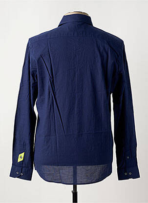 Chemise manches longues coupe cintrée bleu DO REGO & NOVOA homme