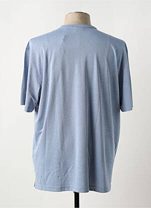 T-shirt coupe droite manches courtes bleu RAGMAN homme