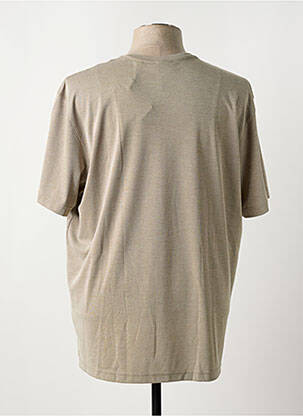T-shirt coupe droite manches courtes marron RAGMAN homme