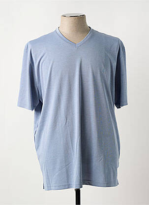T-shirt bleu RAGMAN pour homme