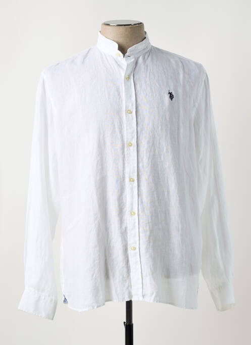 Chemise manches longues blanc U.S. POLO ASSN pour homme
