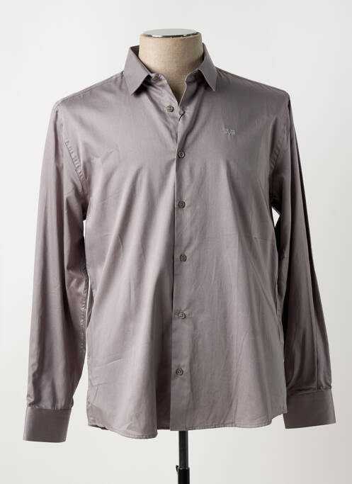 Chemise manches longues gris 1969 pour homme