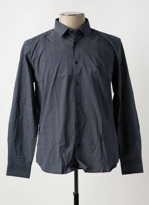 Chemise manches longues noir 1969 pour homme