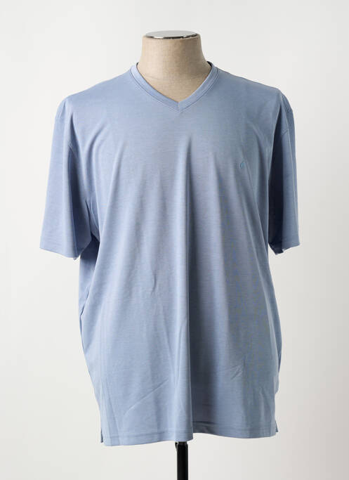T-shirt bleu RAGMAN pour homme