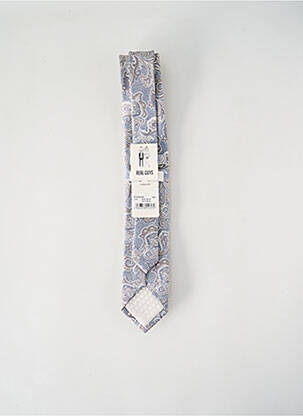 Cravate imprimé fantaisie gris REAL GUYS homme