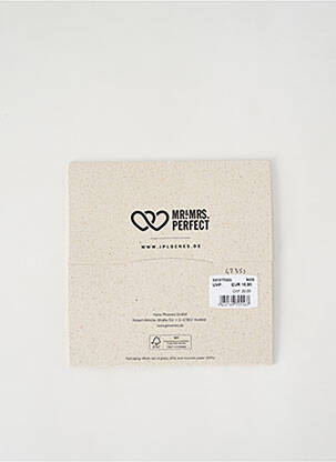Foulard imprimé fantaisie bleu MR&MRS PERFECT homme
