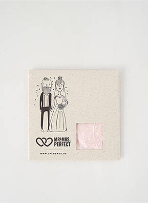 Foulard imprimé fantaisie rose MR&MRS PERFECT homme