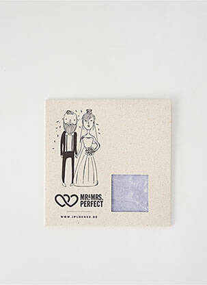 Foulard effet matière satinée gris MR&MRS PERFECT homme