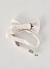 Noeud papillon blanc REAL GUYS pour homme seconde vue