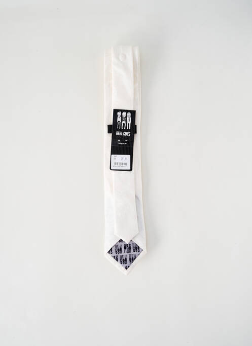 Cravate blanc REAL GUYS pour homme