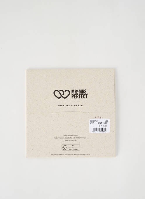 Foulard rose MR&MRS PERFECT pour homme