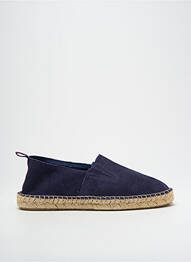 Espadrilles nubuck bout rond bleu COCKTAIL homme