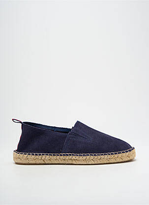 Espadrilles nubuck bout rond bleu COCKTAIL homme