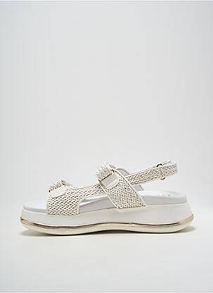 Sandales/nu pieds talon compensé talon de 4 à 6cm blanc GIO+ femme
