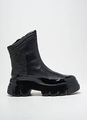 Bottines/boots matière lisse talon de 4 à 6cm noir JEANNOT femme