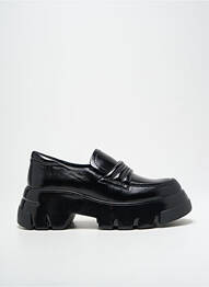 Mocassins matière lisse talon de 7 à 9cm noir JEANNOT femme
