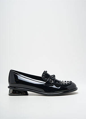 Mocassins matière lisse talon plat jusqu'à 3cm noir JEANNOT femme