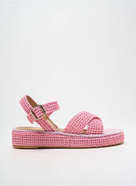Sandales/nu pieds fermeture boucle(s) talon de 4 à 6cm rose FIORINA femme