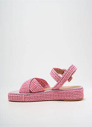 Sandales/nu pieds fermeture boucle(s) talon de 4 à 6cm rose FIORINA femme