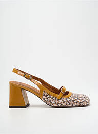 Sandales/nu pieds talon bottier talon de 7 à 9cm jaune CHIE MIHARA femme
