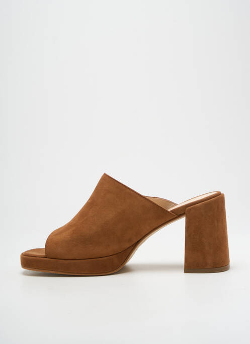 Mules/Sabots marron ROSEMETAL pour femme