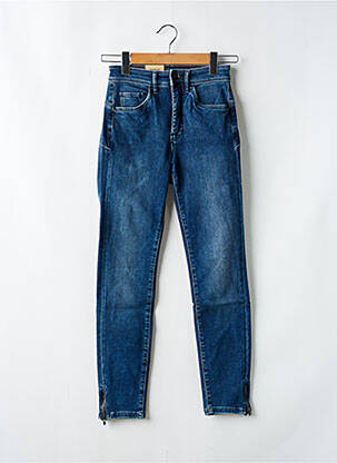 Jeans coupe slim stretch taille haute bleu SALSA femme