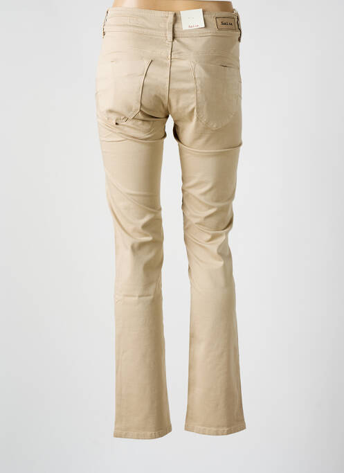 Pantalon droit beige SALSA femme