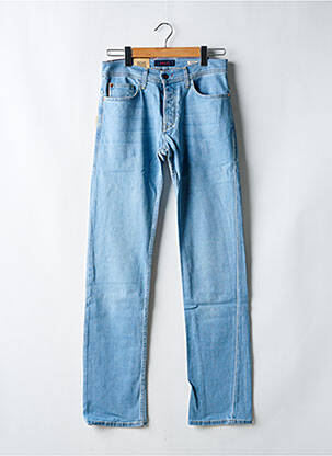 Jeans coupe droite fermeture boutonnée sur le devant taille normale bleu SALSA homme