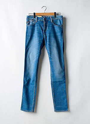 Jeans coupe slim fermeture boutonnée sur le devant taille normale bleu SALSA homme
