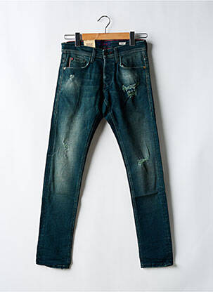 Jeans skinny fermeture boutonnée sur le devant taille normale bleu SALSA homme