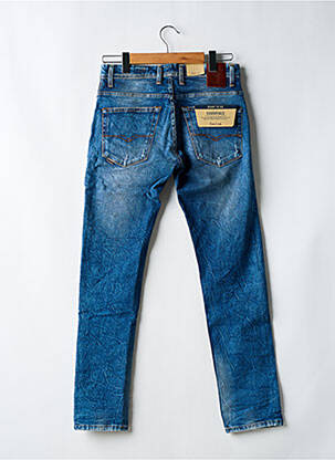 Jeans coupe slim fermeture boutonnée sur le devant taille normale bleu SALSA homme