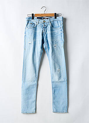 Jeans skinny fermeture boutonnée sur le devant taille normale bleu SALSA homme