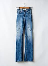 Jeans coupe droite stretch taille normale bleu GUESS femme