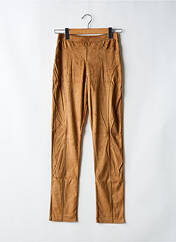 Pantalon droit marron LAURIE & JOE pour femme seconde vue