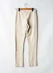 Pantalon slim beige clair LAURIE & JOE pour femme seconde vue